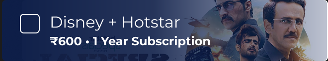 Version 2 – Disney + Hotstar banner